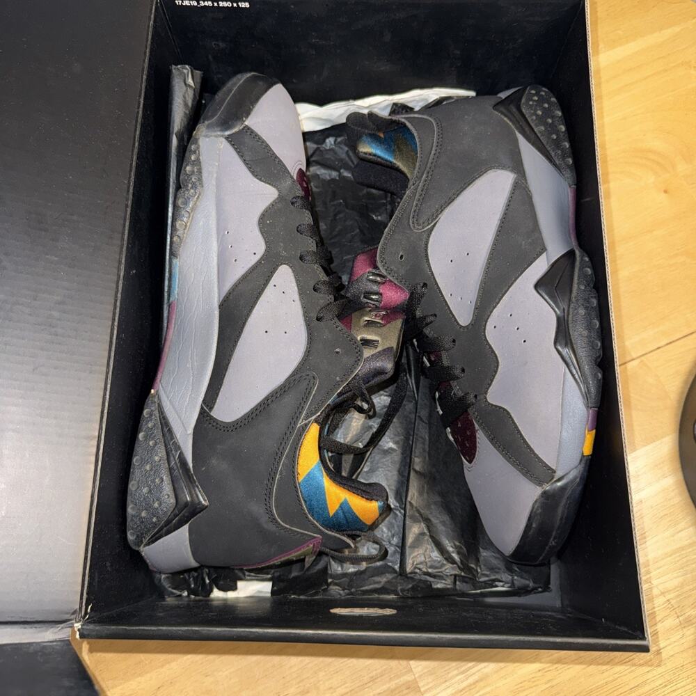 RARE Air Jordan 7 Retro Low ‘Bordeaux’ Size 9.5 With Original Box - Picture 9 of 11